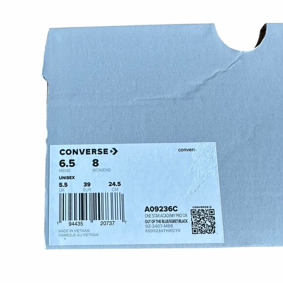 ⭐Converse One Star Academy Pro Ox Suede Low 8 Womens Shoes Blue Sneaker A09236C - Picture 7 of 14